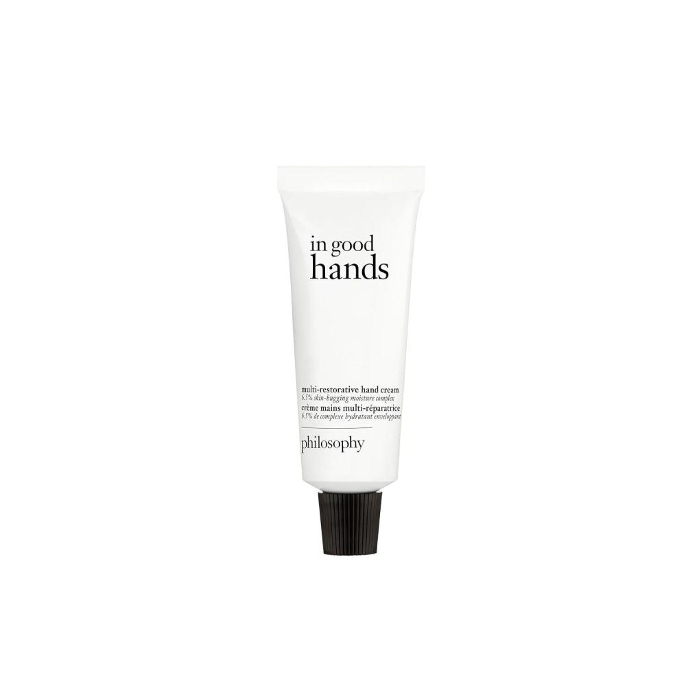 imagephilosophy in good hands multirestorative hand cream  with vitamin C amp niacinamide  plumps amp smoothes crepey skin  reduces the appearance of dark spots  transferproof amp nongreasy formulaUnscented