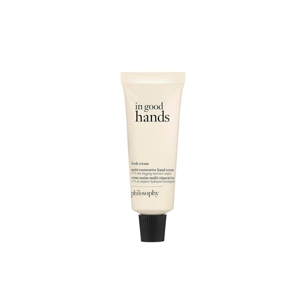 imagephilosophy in good hands multirestorative hand cream with vitamin C amp niacinamide plumps amp smoothes crepey skin reduces the appearance of dark spots transferproof amp nongreasy formulafresh cream