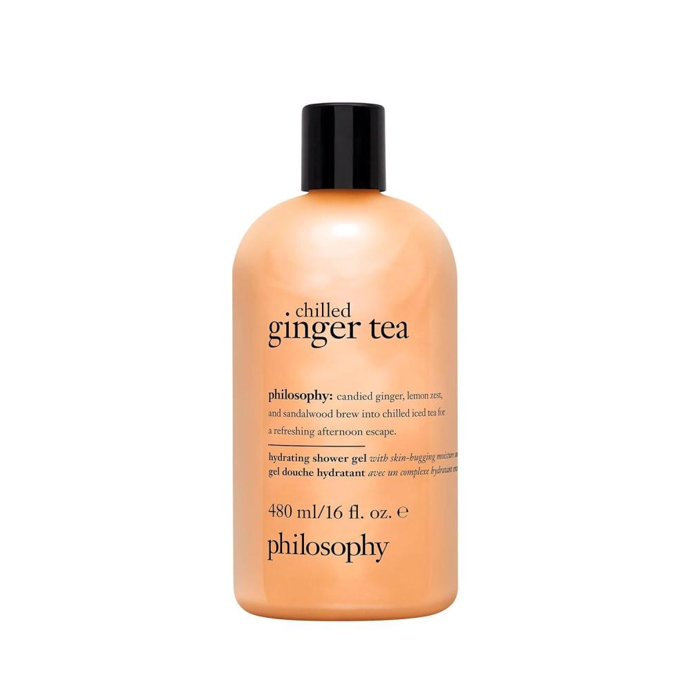 imagephilosophy scentsational hydrating bath amp shower gels efficiently cleanses soothes amp comforts dry skin vegan amp cruelty free formulachilled ginger tea