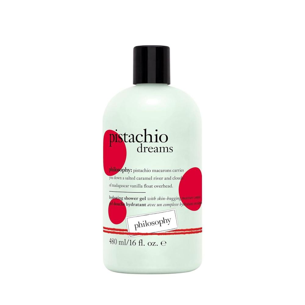 imagephilosophy scentsational hydrating bath amp shower gels efficiently cleanses soothes amp comforts dry skin vegan amp cruelty free formulapistachio dreams