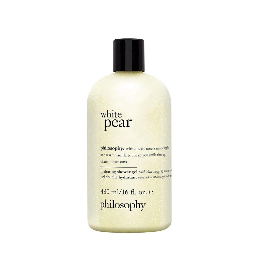imagephilosophy scentsational hydrating bath amp shower gels efficiently cleanses soothes amp comforts dry skin vegan amp cruelty free formulawhite pear