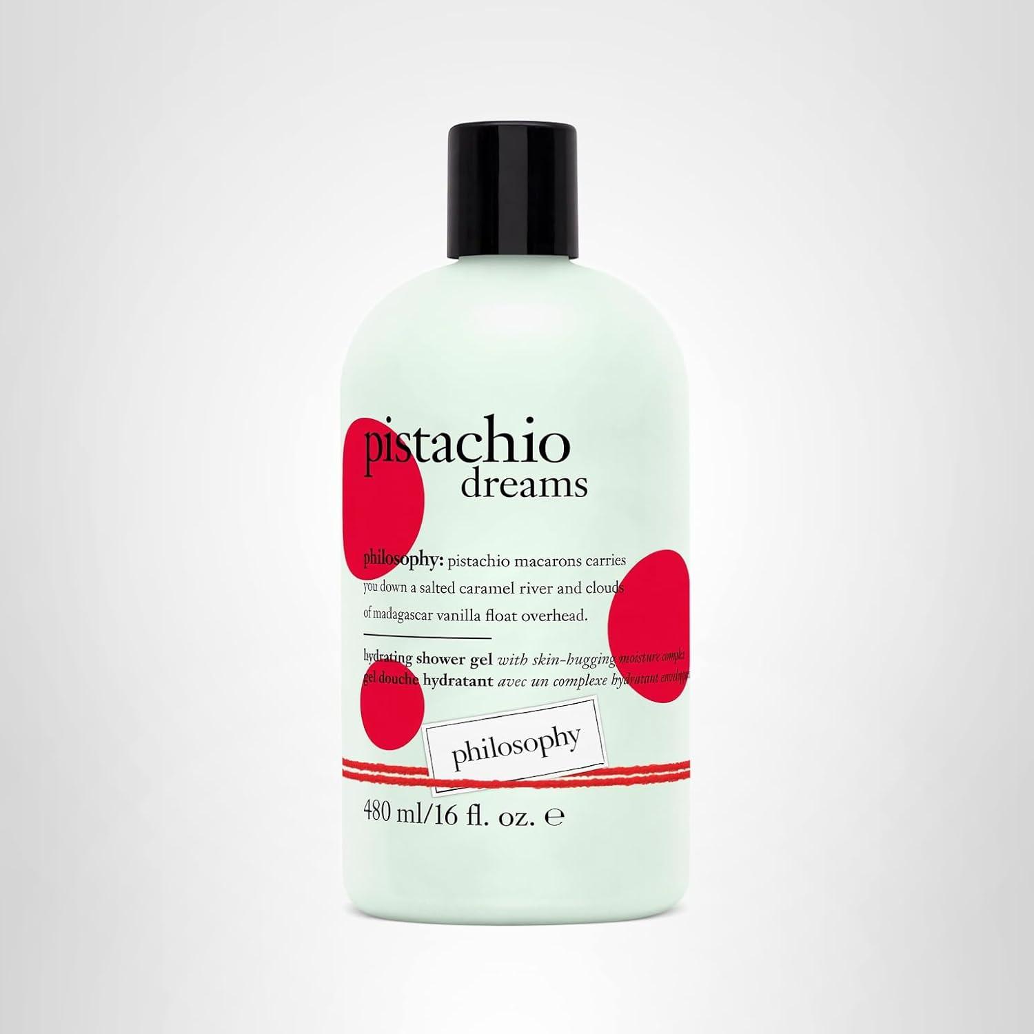 imagephilosophy scentsational hydrating bath amp shower gels efficiently cleanses soothes amp comforts dry skin vegan amp cruelty free formulapistachio dreams