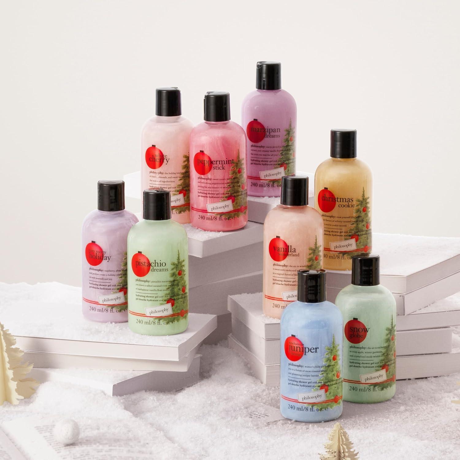 imagephilosophy scentsational hydrating bath amp shower gels efficiently cleanses soothes amp comforts dry skin vegan amp cruelty free formulavery merry holiday