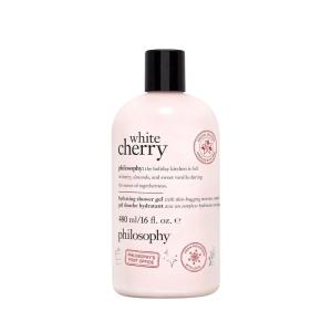 philosophy scent-sational hydrating bath & shower gels – efficiently cleanses, soothes & comforts dry skin – vegan & cruelty free formula(White Cherry)