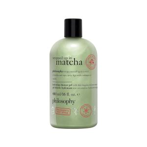 philosophy scent-sational hydrating bath & shower gels – efficiently cleanses, soothes & comforts dry skin – vegan & cruelty free formula(Wrapped up in Matcha)