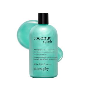 philosophy scent-sational hydrating bath & shower gels – efficiently cleanses, soothes & comforts dry skin – vegan & cruelty free formula(coconut splash)