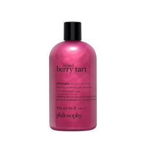 philosophy scent-sational hydrating bath & shower gels – efficiently cleanses, soothes & comforts dry skin – vegan & cruelty free formula(mixed berry tart)