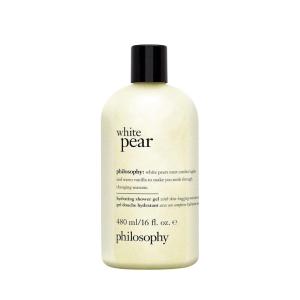 philosophy scent-sational hydrating bath & shower gels – efficiently cleanses, soothes & comforts dry skin – vegan & cruelty free formula(white pear)