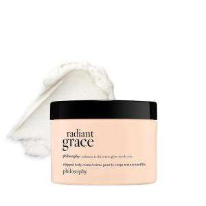 philosophy whipped body crème-luxury scented body lotion-formulated with shea butter&natural oils for fast absorbing hydration-skin feels soft and smooth-suitable for all skin types(Radiant Grace – 8 fl oz)