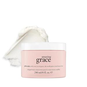 philosophy whipped body crème-luxury scented body lotion-formulated with shea butter&natural oils for fast absorbing hydration-skin feels soft and smooth-suitable for all skin types(Amazing Grace – 8 fl oz)