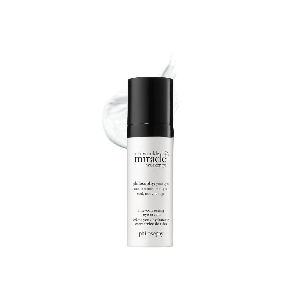 imagephilosophy antiwrinkle miracle worker linecorrecting eye cream with vitamin C amp coconut oil smoothes the skin around eyes amp reduces dark circles 05 fl oz