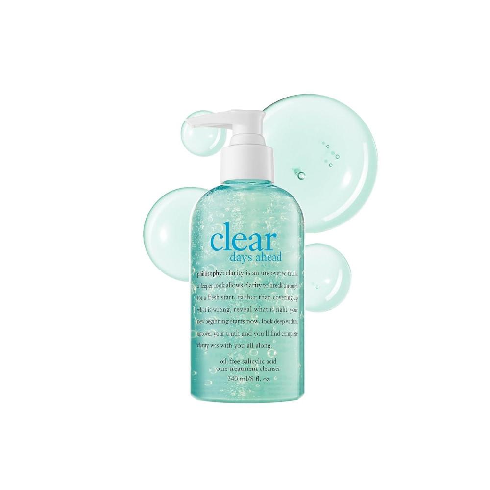 imagephilosophy clear days ahead oilfree acne treatment facial cleanser face wash with salicylic acid effectively reduces breakouts8 Fl Oz Pack of 1