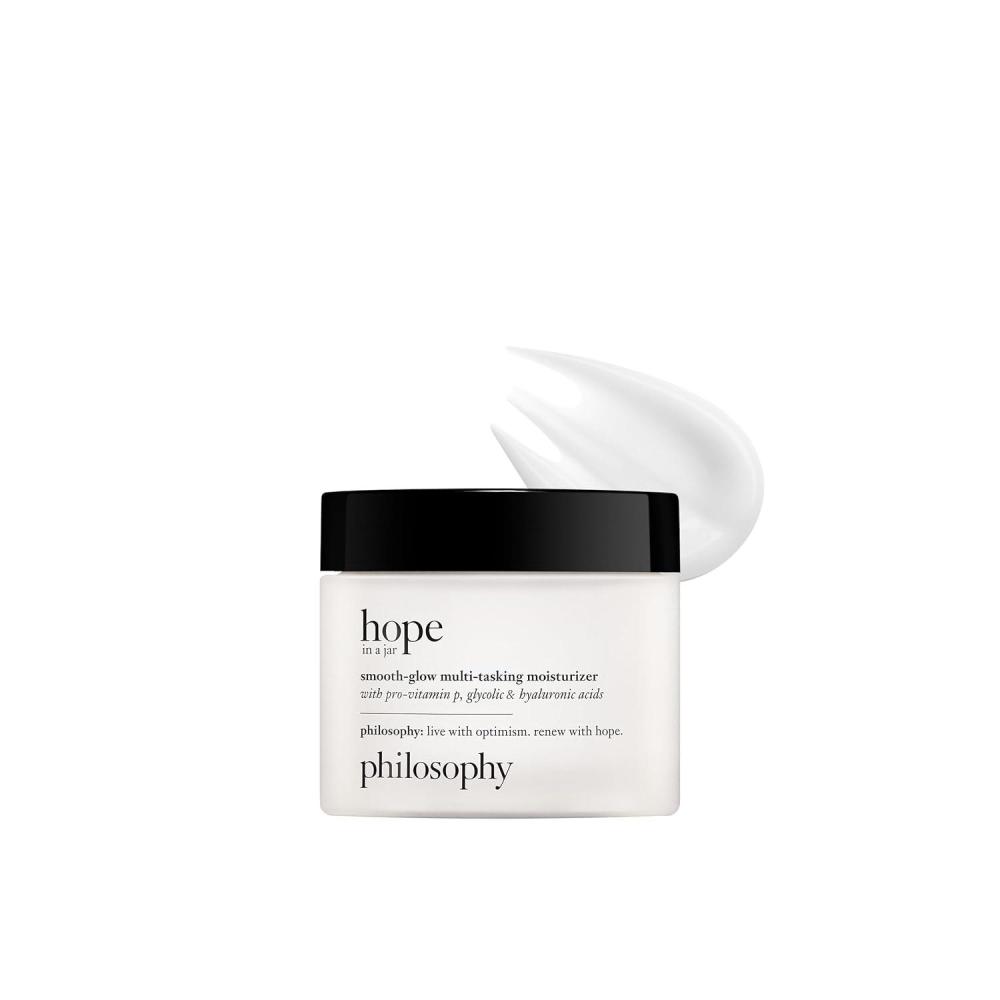 imagephilosophy hope in a jar smoothglow multitasking face moisturizer with provitamin P glycolic amp hyaluronic acid provides deep amp longlasting hydration amp smoother radiant skin2 Fl Oz Pack of 1