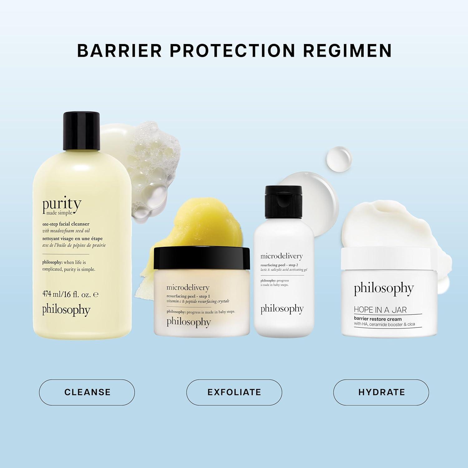 imagephilosophy hope in a jar barrier restore cream with ha complex cica amp ceramides intensely hydrating moisturizer for dry sensitive skin repairs amp soothes2 Fl Oz Pack of 1