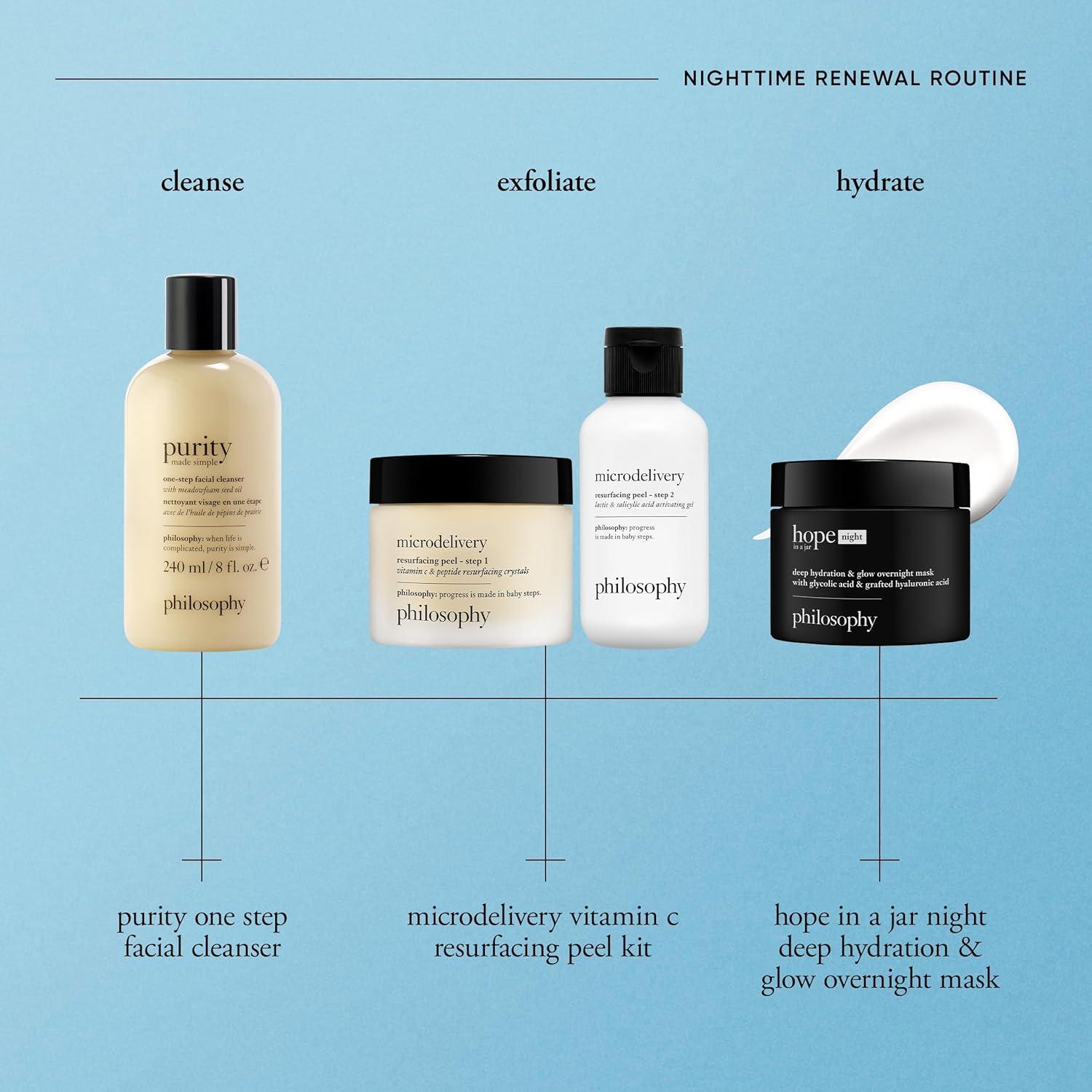 imagephilosophy hope in a jar deep hydration amp glow overnight face mask with glycolic amp hyaluronic acid renews amp restores dry skin for a smooth glowy finish 2 fl oz