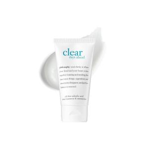 philosophy clear days ahead oil-free acne treatment & moisturizer – face moisturizer with salicylic acid – effectively reduces breakouts – 2 fl oz