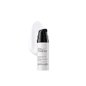 philosophy dose of wisdom dark circle eye cream – with hyaluronic acid, vitamin C & caffeine – brigthens & hydrates skin – 0.5 fl oz
