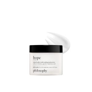 philosophy hope in a jar smooth-glow multi-tasking face moisturizer – with pro-vitamin P, glycolic & hyaluronic acid – provides deep & long-lasting hydration & smoother, radiant skin(2 Fl Oz (Pack of 1))