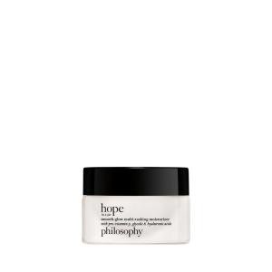 philosophy hope in a jar smooth-glow multi-tasking face moisturizer – with pro-vitamin P, glycolic & hyaluronic acid – provides deep & long-lasting hydration & smoother, radiant skin(0.5 Fl Oz (Pack of 1))