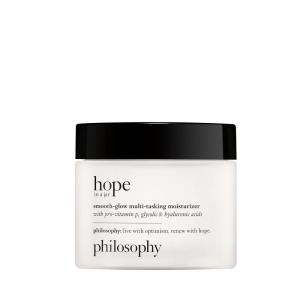 philosophy hope in a jar smooth-glow multi-tasking face moisturizer – with pro-vitamin P, glycolic & hyaluronic acid – provides deep & long-lasting hydration & smoother, radiant skin(4.0 Ounce (Pack of 1))