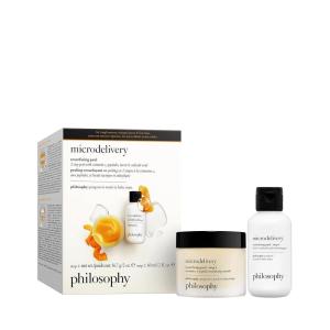 philosophy microdelivery vitamin c resurfacing peel kit – with lactic acid & sunflower seed oil – two-step treatment to smooth rough texture, even skin tone and minimize the appearance of fine lines