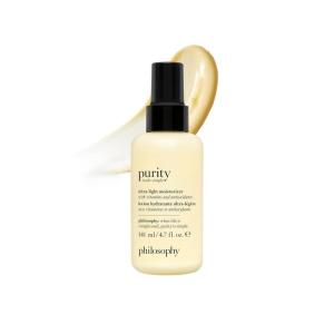 philosophy purity made simple pore ultra-light face moisturizer – with vitamins C & E, green tea, meadowfoam & chia seed oil – nourishing formula delivers 24-hour hydration – 4.7 fl oz(Green Tea – 4.7 fl oz)