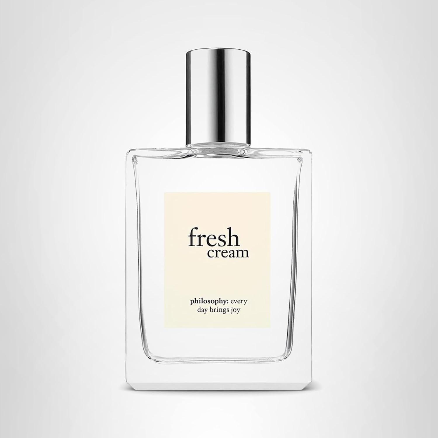 imagephilosophy fresh cream eau de toilette sweet amp captivating womens perfume with notes of vanilla heliotrope amp tonka bean long lasting fragrancefresh cream