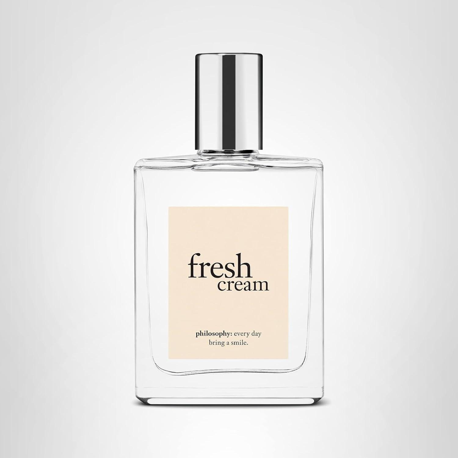 imagephilosophy fresh cream eau de toilette sweet amp captivating womens perfume with notes of vanilla heliotrope amp tonka bean long lasting fragrancefresh cream