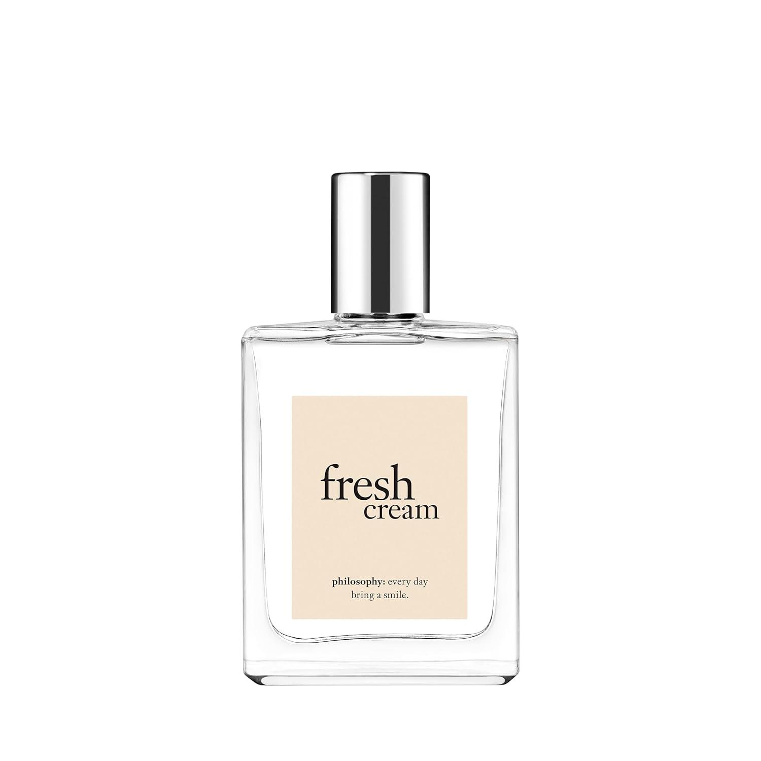imagephilosophy fresh cream eau de toilette sweet amp captivating womens perfume with notes of vanilla heliotrope amp tonka bean long lasting fragrancefresh cream