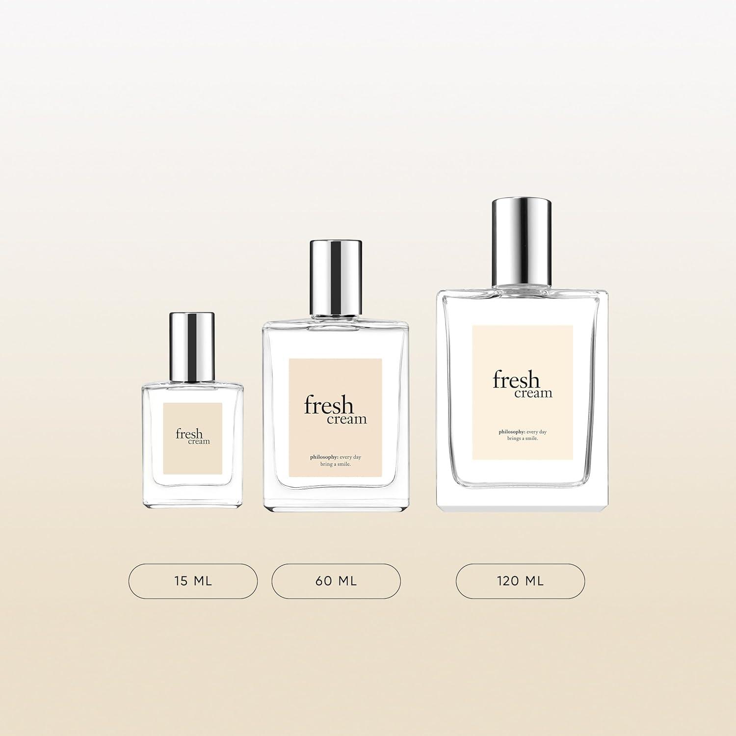 imagephilosophy fresh cream eau de toilette sweet amp captivating womens perfume with notes of vanilla heliotrope amp tonka bean long lasting fragrancefresh cream