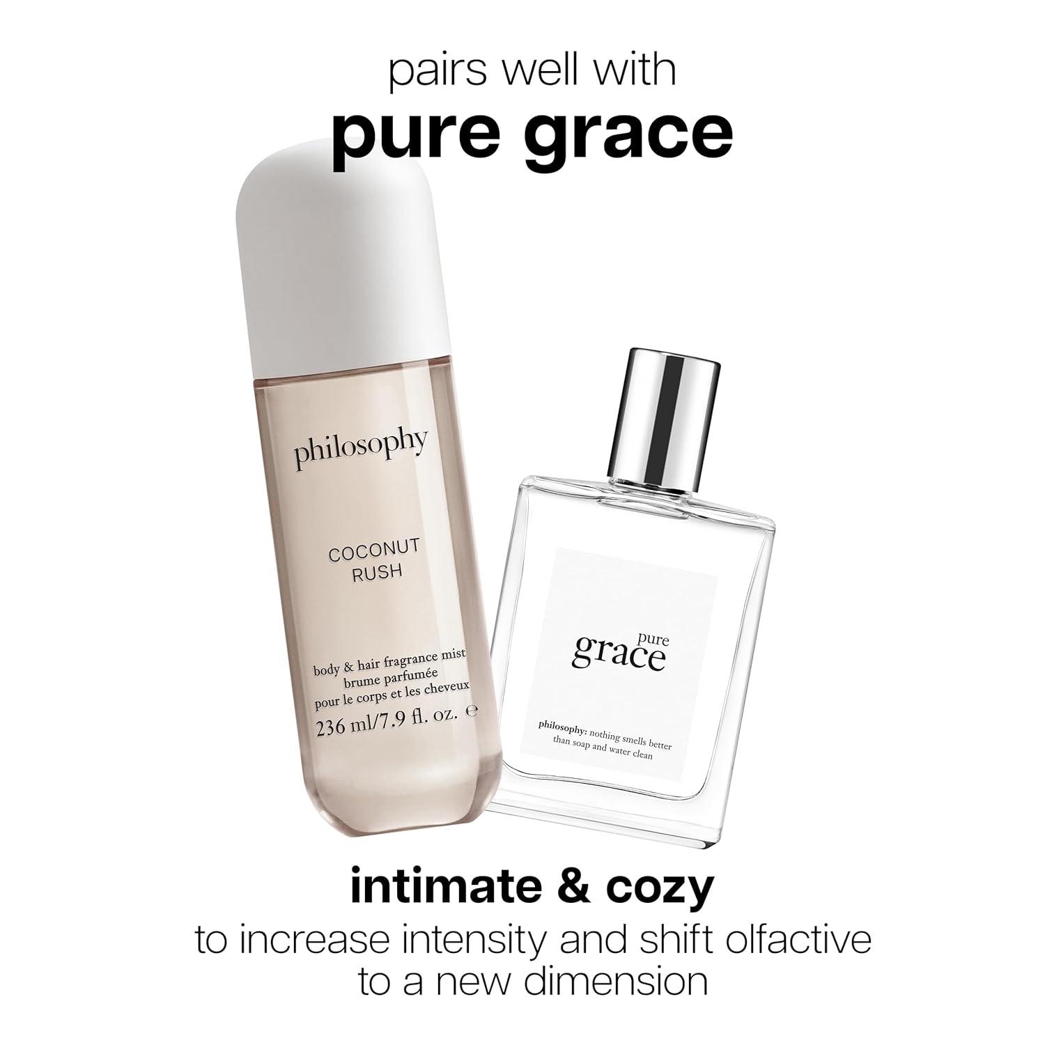 imagephilosophy hair and body mists longlasting fragrance mists for women with skinloving ingredients hydrates amp refreshes for 24 hours vanilla pistachio amp coconut scent optionscoconut rush