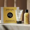 philosophy happy birthday gift set – 2-pc. vanilla birthday cake hydrating shower gel (6oz) & fresh cream body lotion (4oz) – moisturizing bath & body duo for women(New)