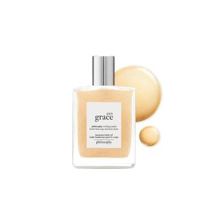 philosophy luminous body oil – lightweight, non-greasy formula – nourishes skin for a subtle glow & delicate trail of fragrance – suitable for all skin types – 4 fl oz(pure grace)