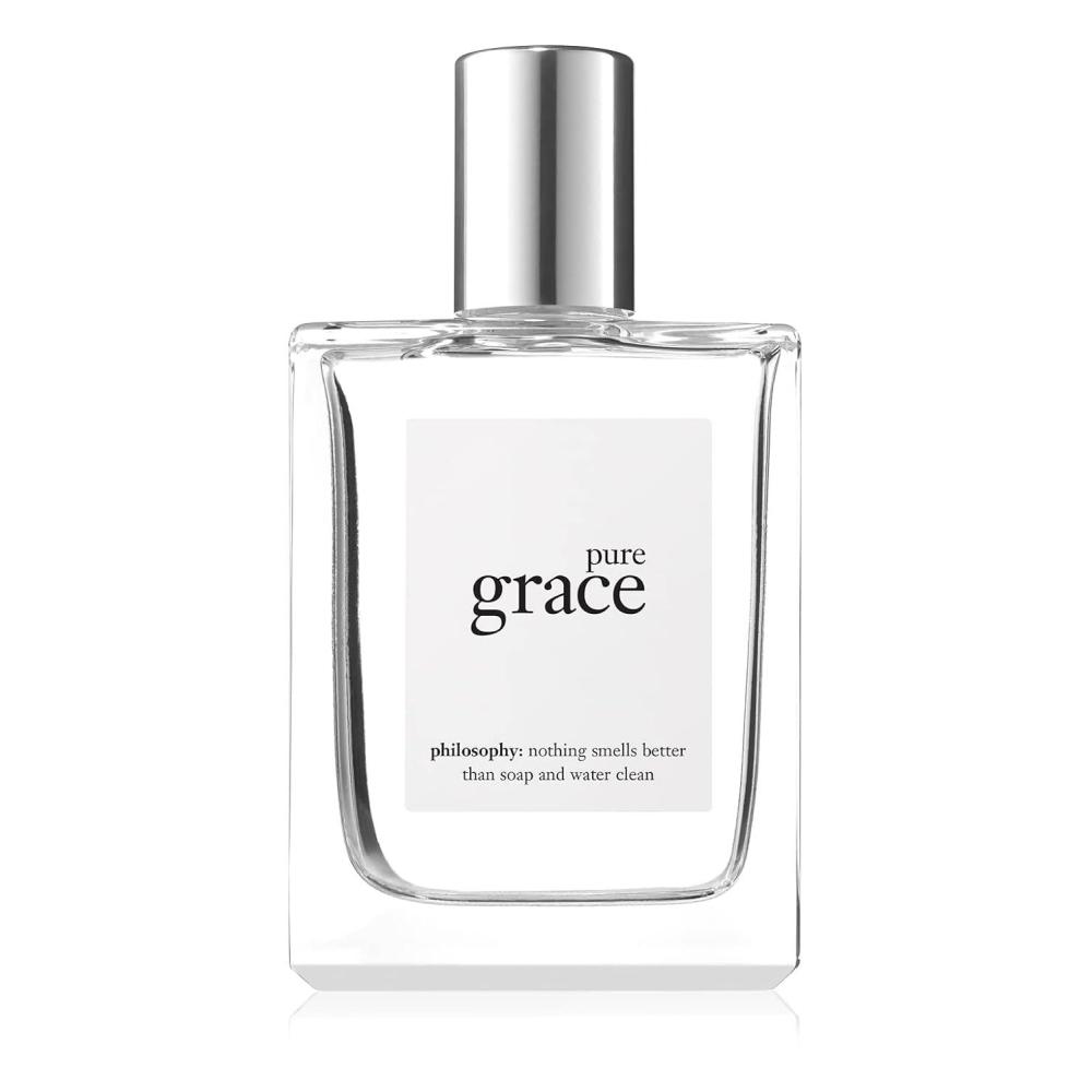imagephilosophy pure grace crisp amp clean womens perfume with notes of water lily leafy greens amp musk long lasting fragranceeau de toilette 2 fl oz