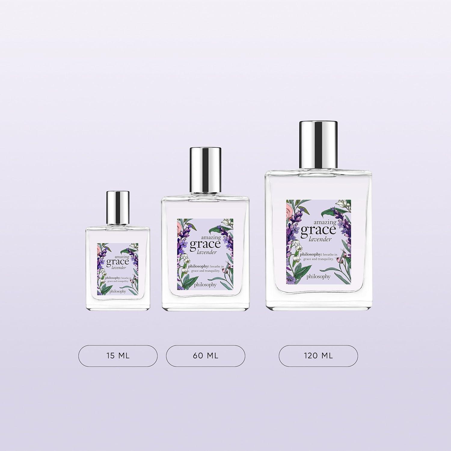 imagephilosophy amazing grace lavender eau de toilette delicate amp enchanting womens perfume with notes of berries amp musk long lasting fragranceFloral
