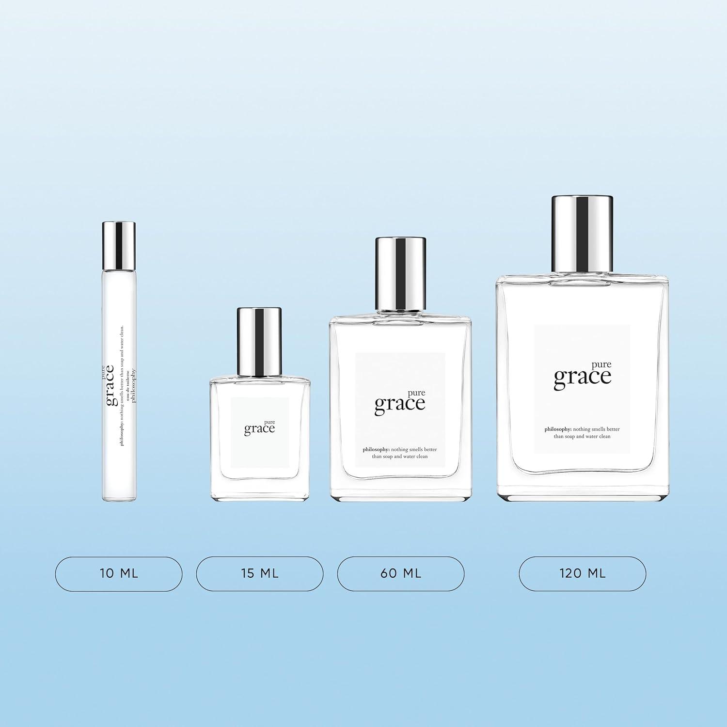 imagephilosophy pure grace crisp amp clean womens perfume with notes of water lily leafy greens amp musk long lasting fragranceeau de toilette 2 fl oz