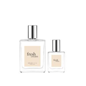 philosophy fresh cream – Duo of eau de toilettes, Full & Travel size bundle of sweet, creamy & delicate scents