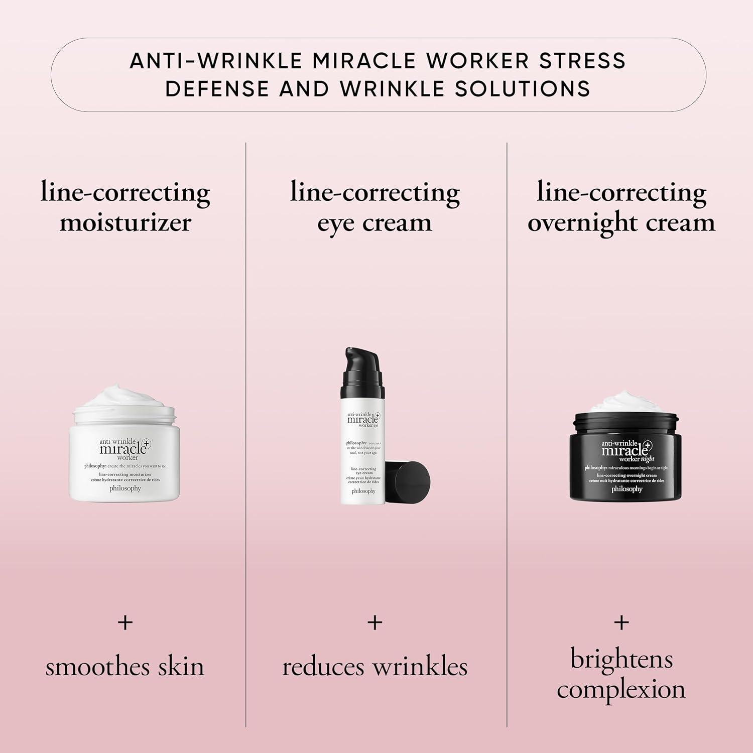 imagephilosophy antiwrinkle miracle worker linecorrecting face moisturizer  with vitamin C amp hyaluronic acid  instantly improves skin smoothness and radiance4 Ounce Pack of 1