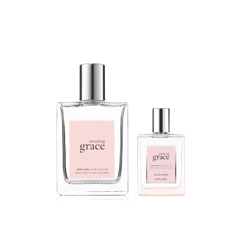 imagephilosophy amazing grace eau de toilette bundle  Full Size amp Travel Size with notes of bergamont lily and musk