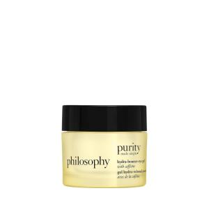 philosophy purity made simple hydra-bounce eye gel – with meadowfoam seed oil, shea butter & gingko extract – provides 24-hour hydration for brighter & smoother skin – 0.5 fl oz