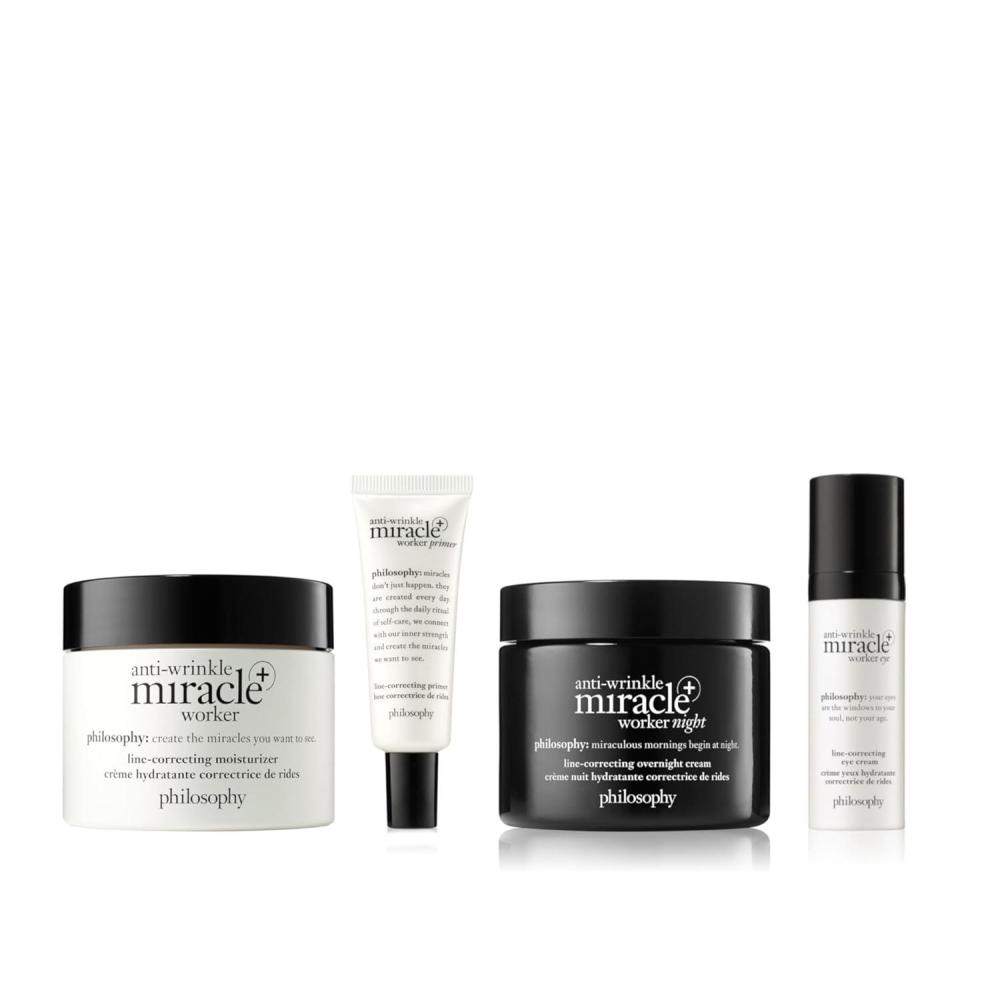 imagephilosophy anti wrinkle miracle worker bundle day cream night cream prime amp eye cream set