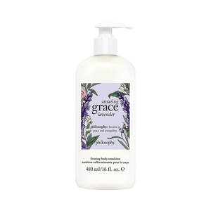 philosophy amazing grace firming body emulsion – luxury scented body lotion – formulated with shea butter for fast absorbing hydration – skin feels soft and smooth – suitable for all skin types(amazing grace Lavendar 16 fl oz)