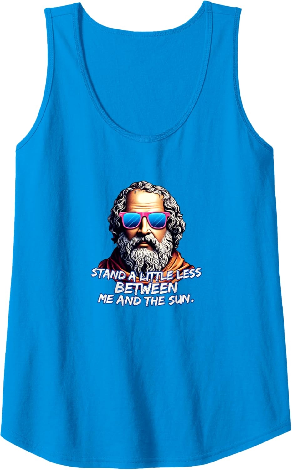 image:imageCool Diogenes Quote Funny Philosopher Joke History Meme Tank TopSapphire Blue