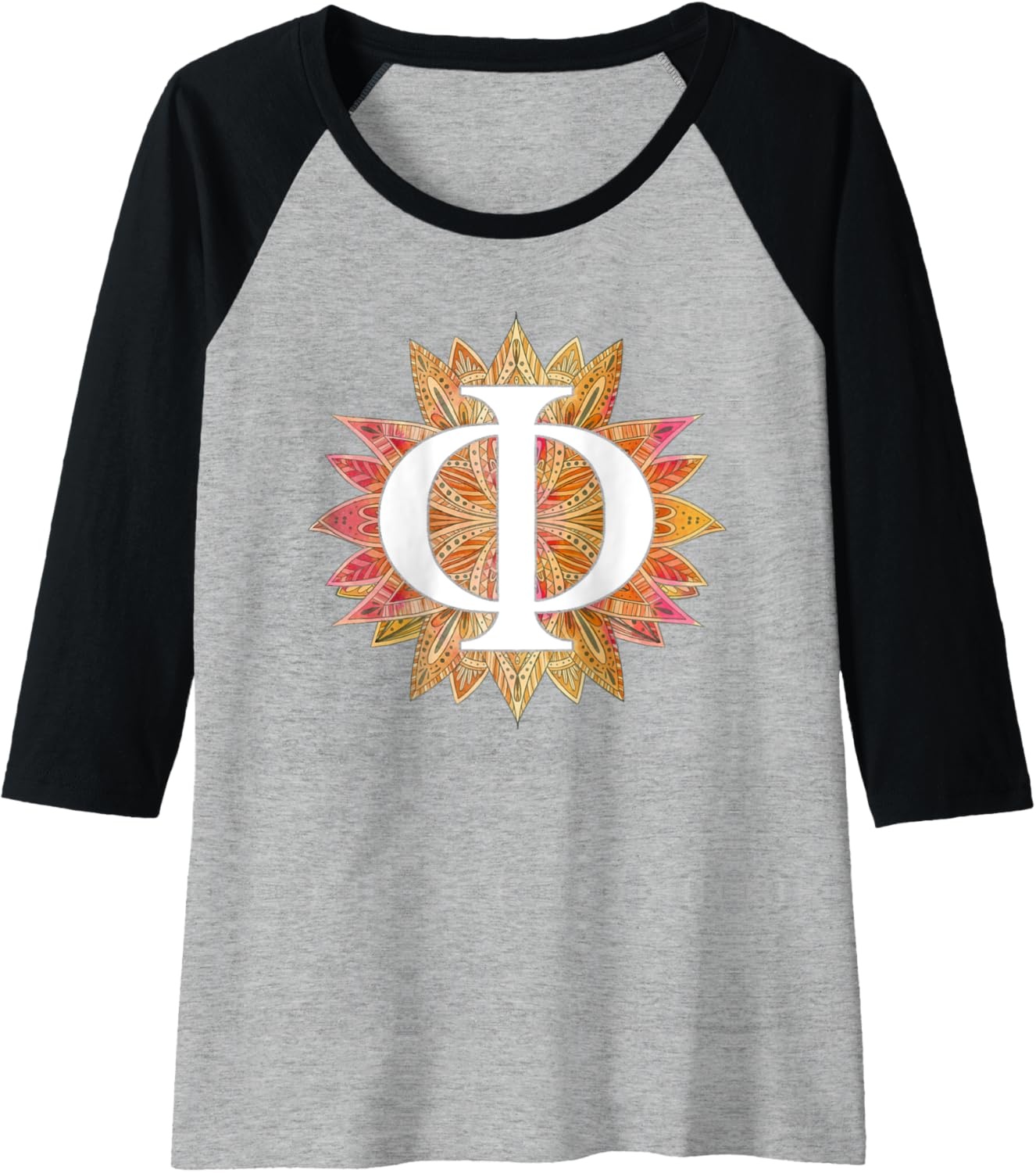 image:imagePhilosophy Raglan Baseball TeeBlackAthletic Heather