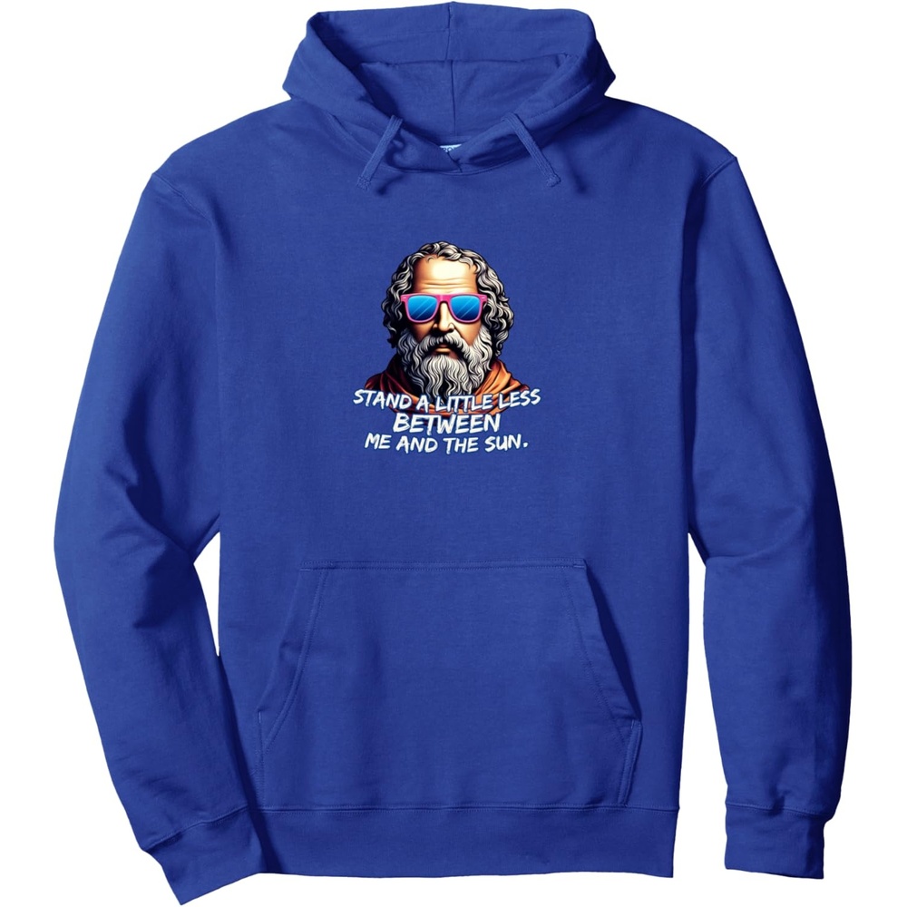 image:imageCool Diogenes Quote Funny Philosopher Joke History Meme Pullover HoodieRoyal Blue