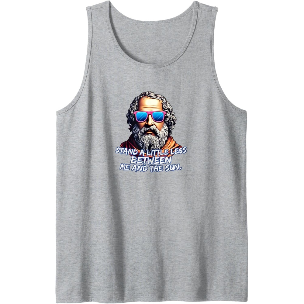 image:imageCool Diogenes Quote  Funny Philosopher Joke  History Meme Tank TopHeather Grey