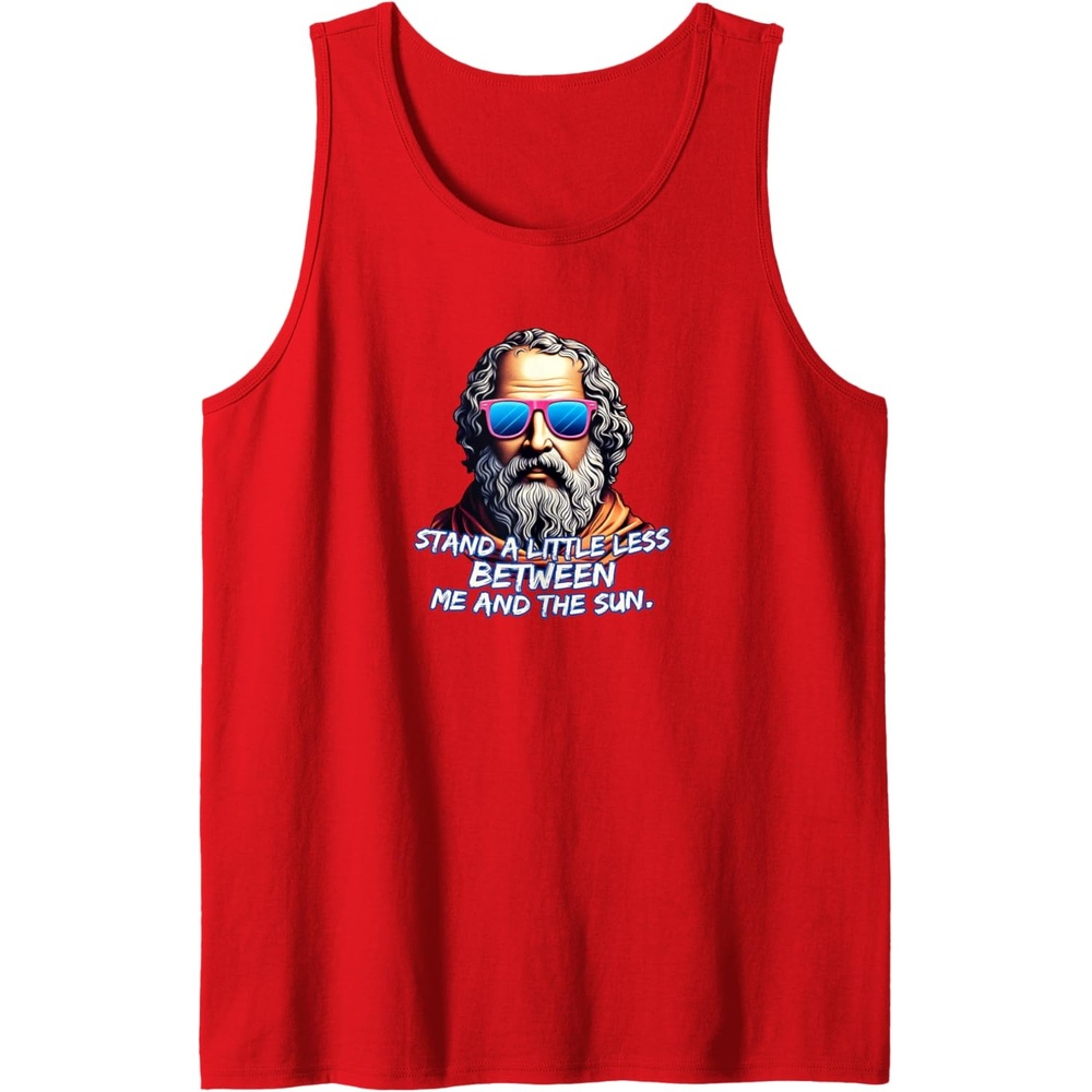 image:imageCool Diogenes Quote Funny Philosopher Joke History Meme Tank TopRed