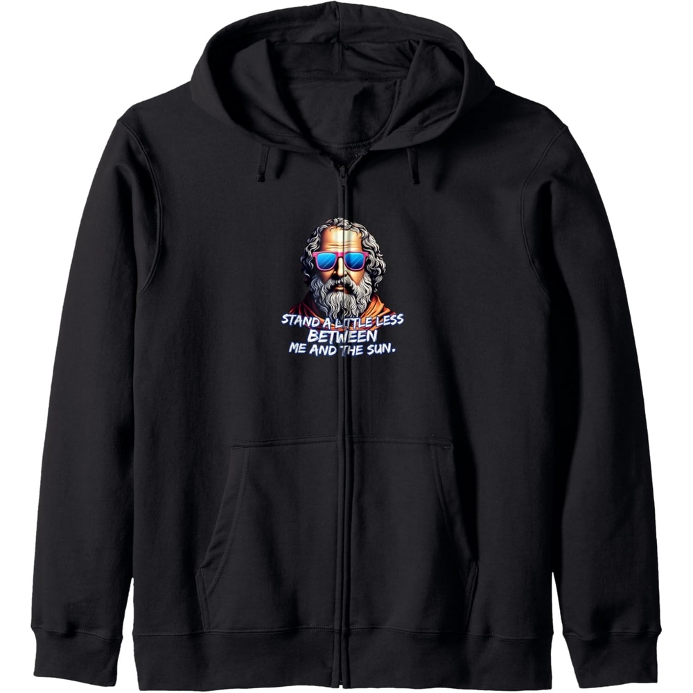 image:imageCool Diogenes Quote Funny Philosopher Joke History Meme Zip HoodieBlack