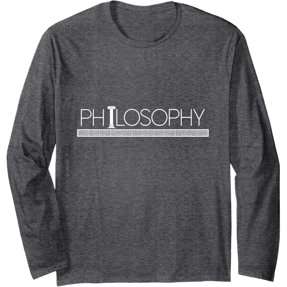 image:imagePhilosophy Long Sleeve TShirtDark Heather Grey