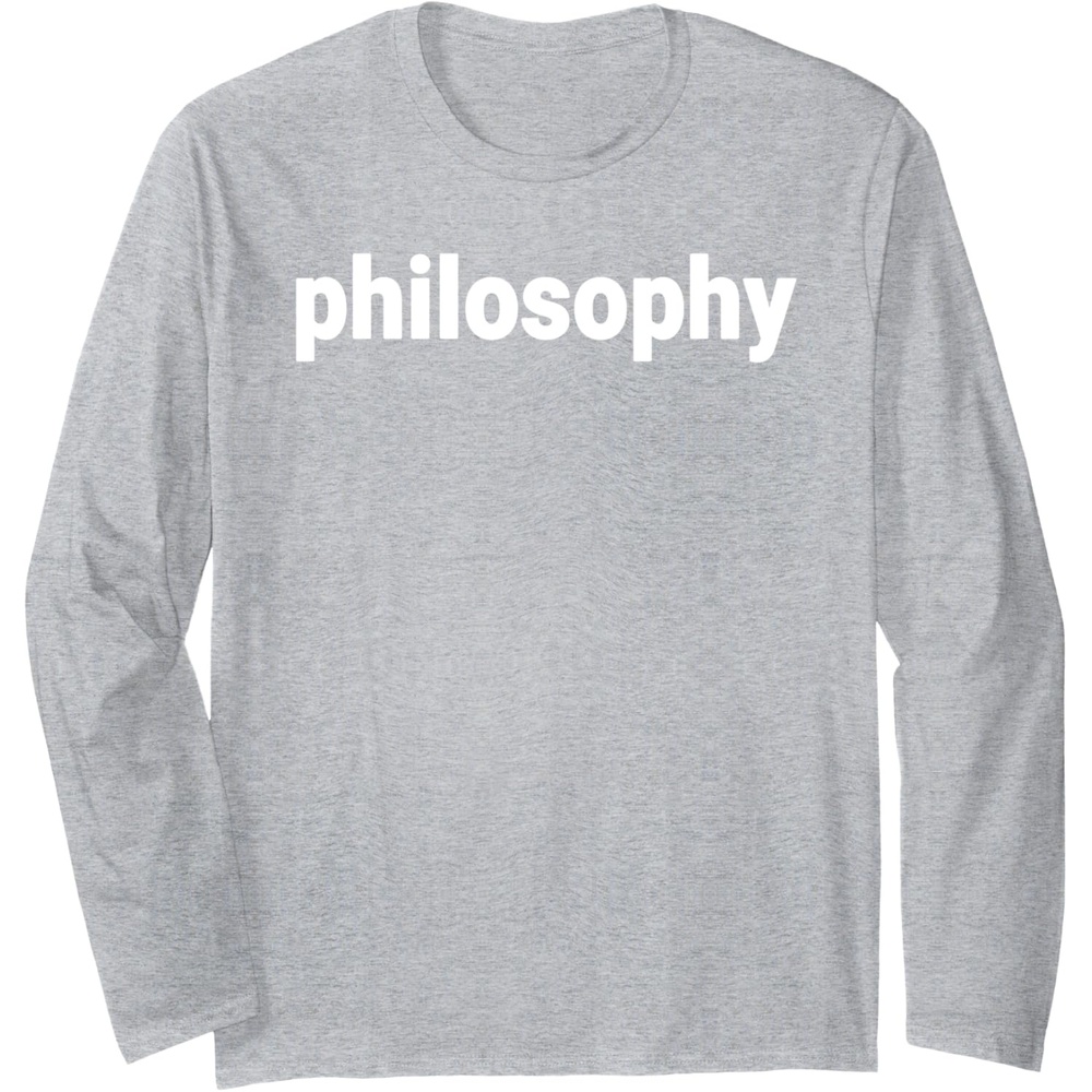 image:imagePhilosophy Long Sleeve TShirtHeather Grey